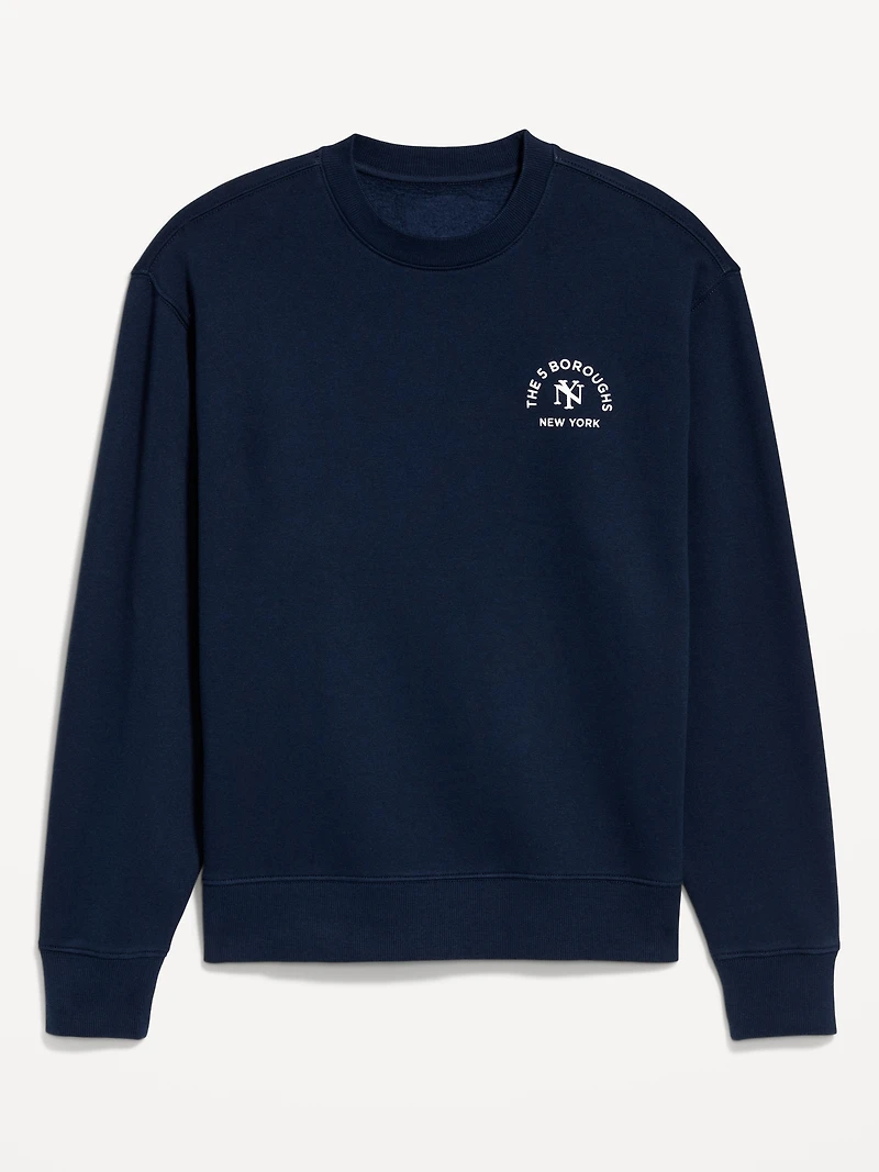 Loose Rotation Crew-Neck Sweatshirt