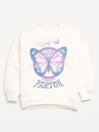 Dolly Parton™ Oversized Graphic Sweatshirt for Girls