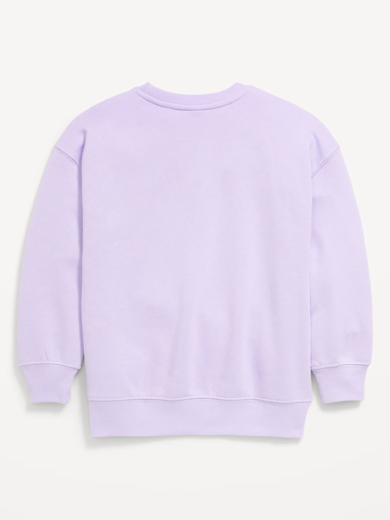 Oversized Graphic Sweatshirt for Girls