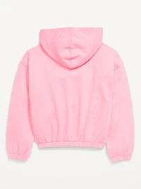 Graphic Zip-Front Hoodie for Girls
