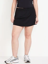 Mid-Rise StretchTech Skort -- 3-inch inseam