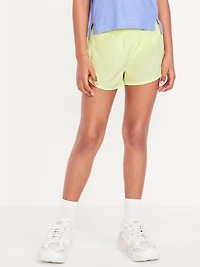 High-Waisted Dolphin-Hem Run Shorts for Girls