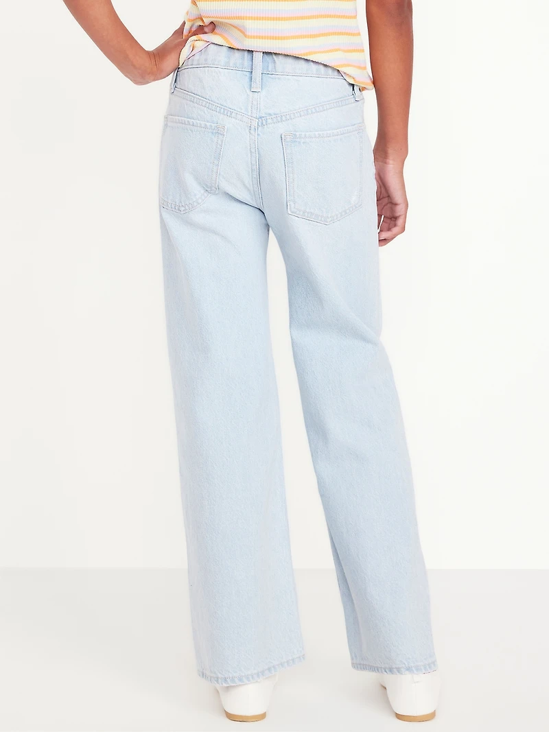 Baggy Wide-Leg Jeans for Girls