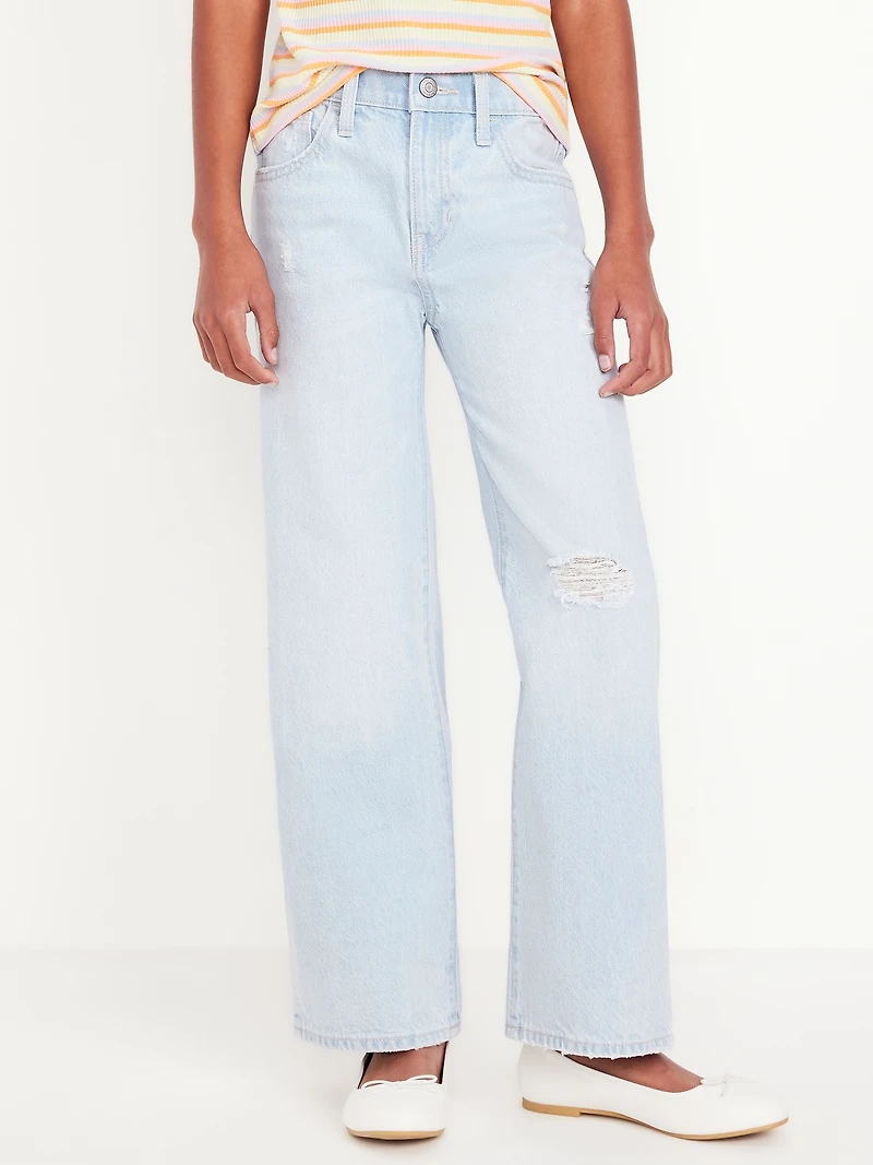 Baggy Wide-Leg Jeans for Girls
