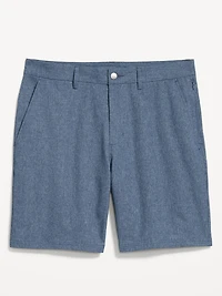 Textured Tech Chino Shorts -- 8-inch inseam