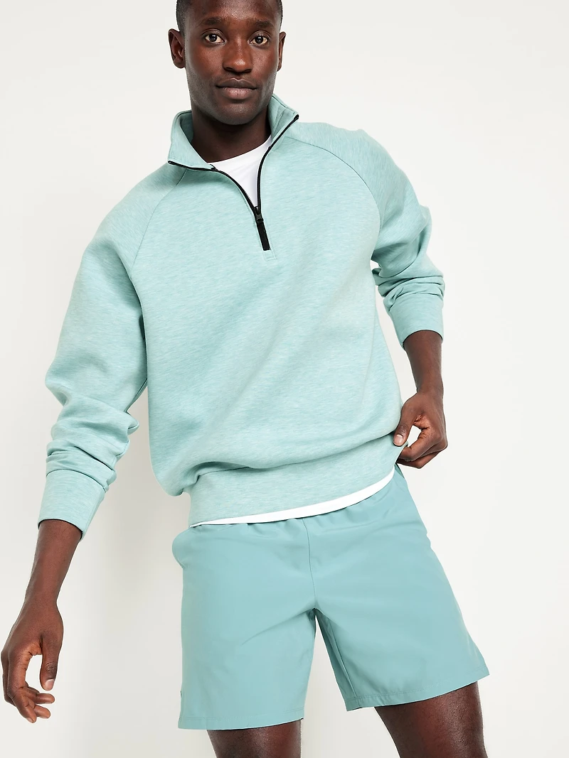 Oversized Quarter-Zip Bounce Fleece Pullover