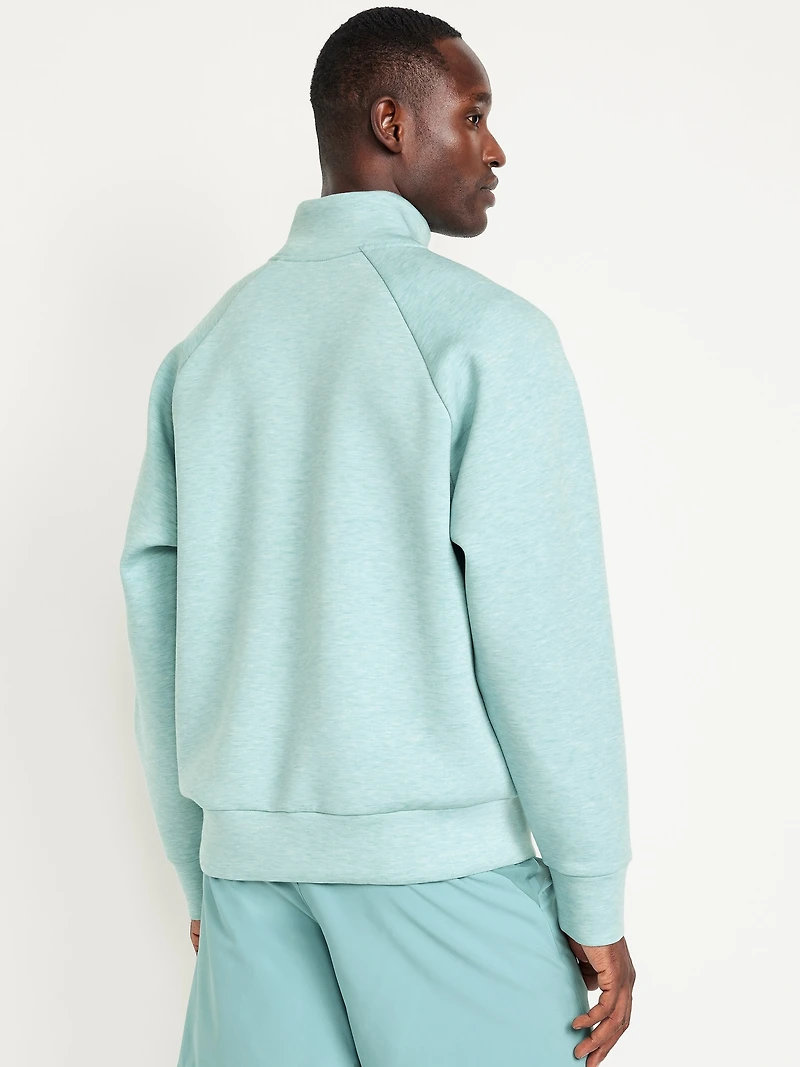 Oversized Quarter-Zip Bounce Fleece Pullover