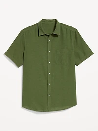 Classic Fit Everyday Linen-Blend Shirt
