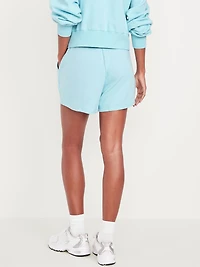 Extra High-Waisted SoComfy Sweat Shorts -- 3-inch inseam