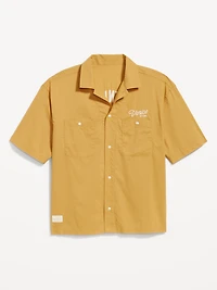 Cropped Utility Shirt