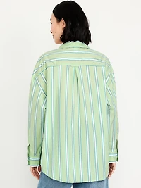 Oversized Button-Down Boyfriend Shirt