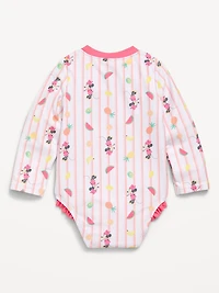 Disney© Minnie Mouse Zip-Front Rashguard One-Piece Swimsuit for Baby