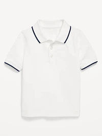 Short-Sleeve Pique Polo Shirt for Toddler Boys