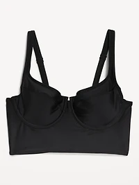 Matte Longline Balconette Swim Top