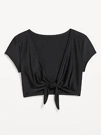 Tie-Front Swim Cover-Up