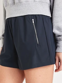 High-Waisted SleekTech Shorts -- 4-inch inseam