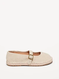 Mary-Jane Espadrille Flats for Girls