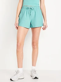 High-Waisted PowerSoft Shorts -- 3.5-inch inseam