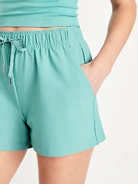 High-Waisted PowerSoft Shorts -- 3.5-inch inseam