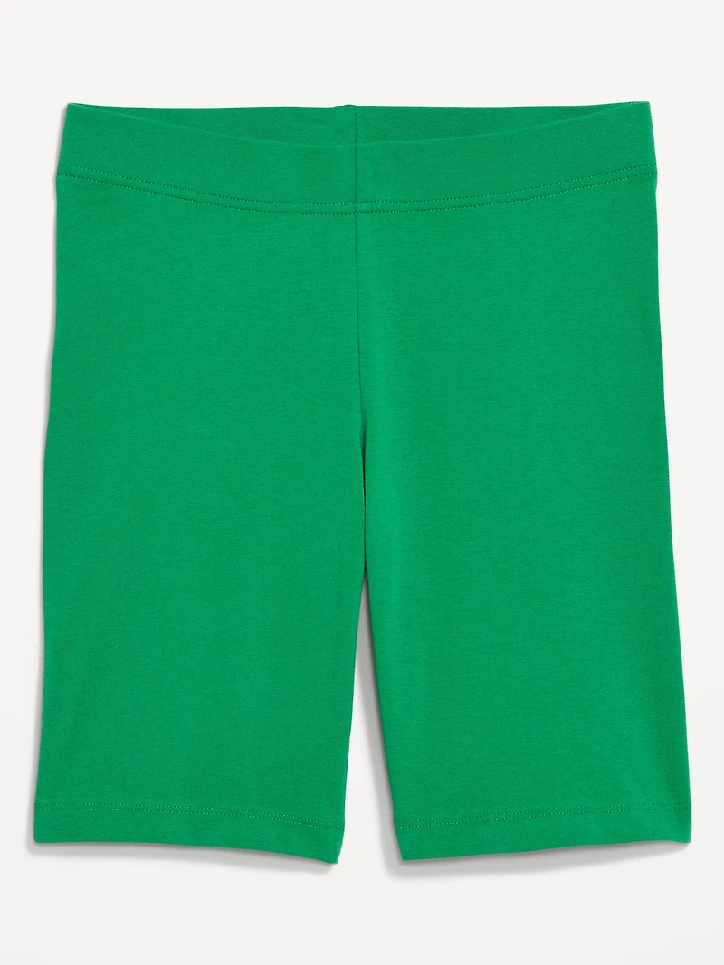 High-Waisted Biker Shorts -- 8-inch inseam