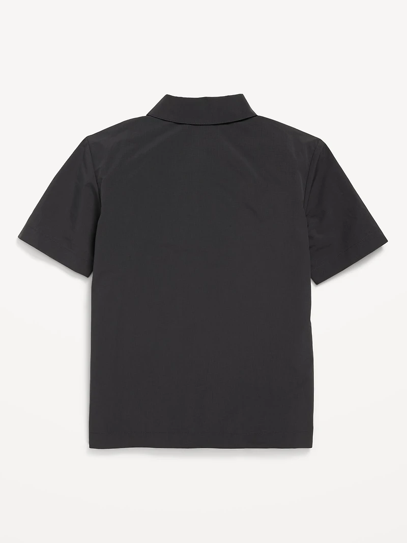 Short-Sleeve Ripstop Pocket Shirt for Boys