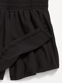 PowerChill Criss-Cross Performance Shorts Bodysuit for Girls