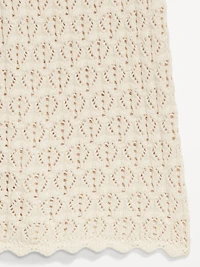 High-Waisted Crochet Flare Pants