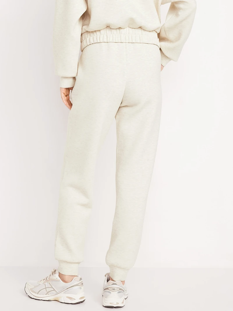 High-Waisted Bounce Fleece Jogger Sweatpants