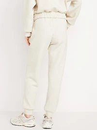 High-Waisted Bounce Fleece Jogger Sweatpants