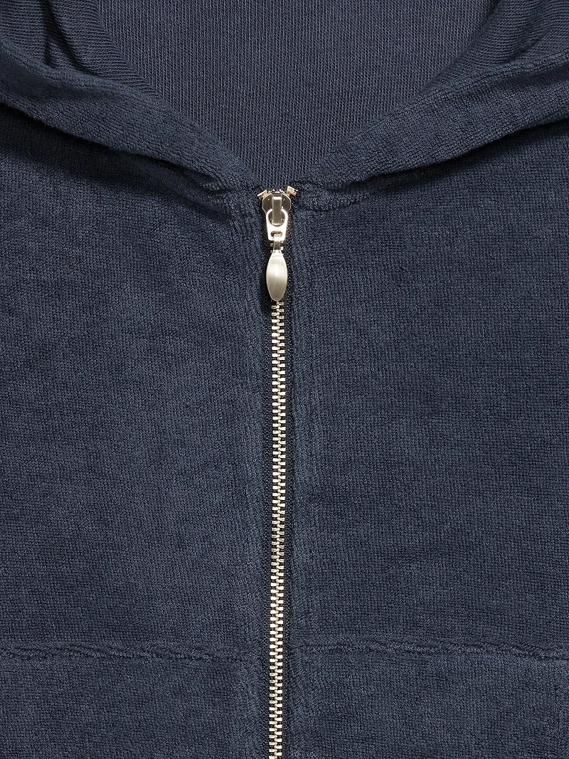 Terry Zip Hoodie