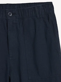 Crepe Workwear Shorts -- 7-inch inseam