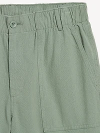 Crepe Workwear Shorts -- 7-inch inseam