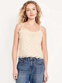 Ruffle Lace Camisole
