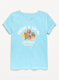 Fitted Ribbed T-Shirt for Girls