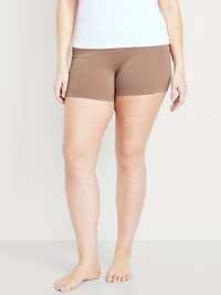 High-Waisted Biker Shorts -- 4-inch inseam