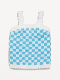 Sleeveless Sweater-Knit Tank Top for Girls