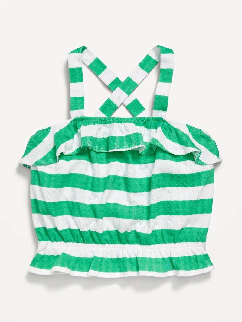 Striped Bubble Tank Top for Girls