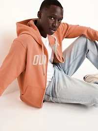 Loose Logo Zip Hoodie