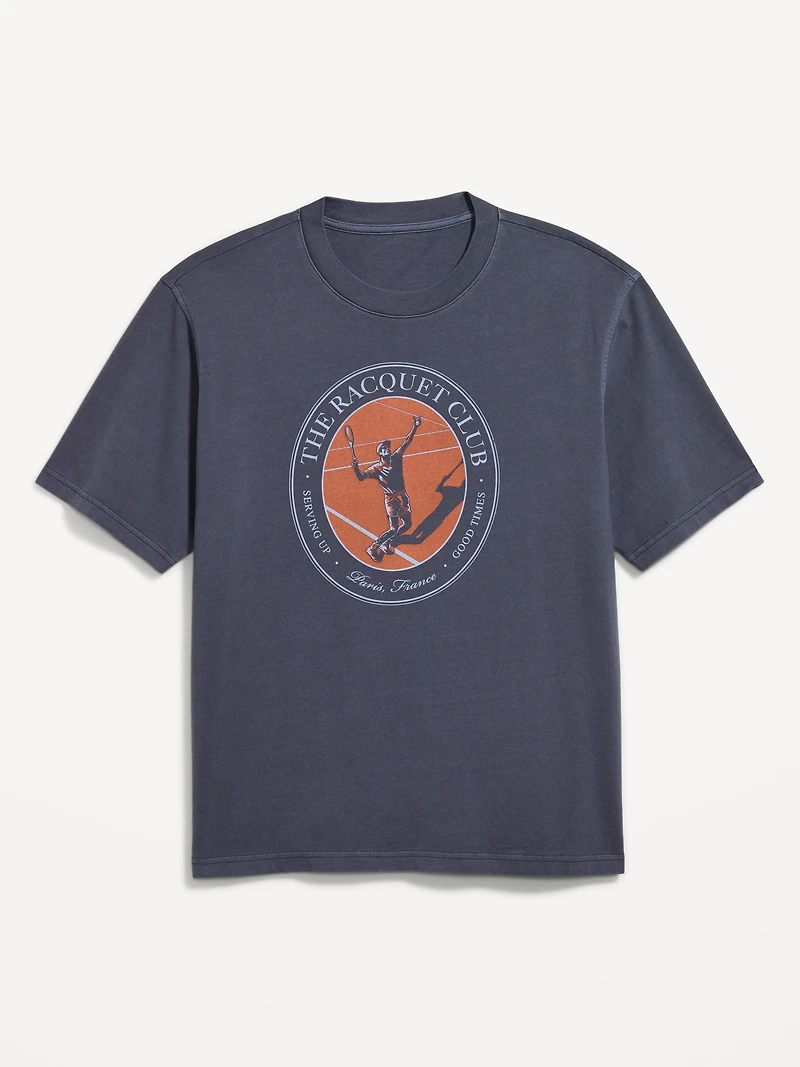 Heavyweight Crew-Neck Graphic T-Shirt