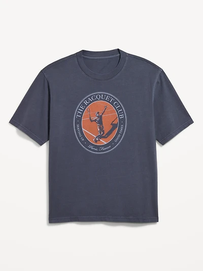 Heavyweight Crew-Neck Graphic T-Shirt