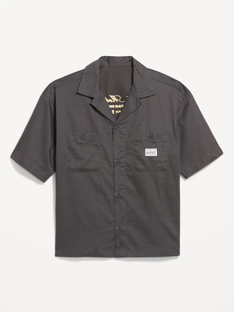 Cropped Utility Shirt