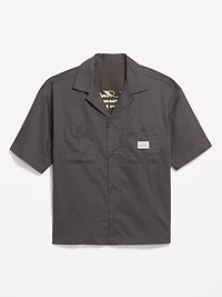 Cropped Utility Shirt
