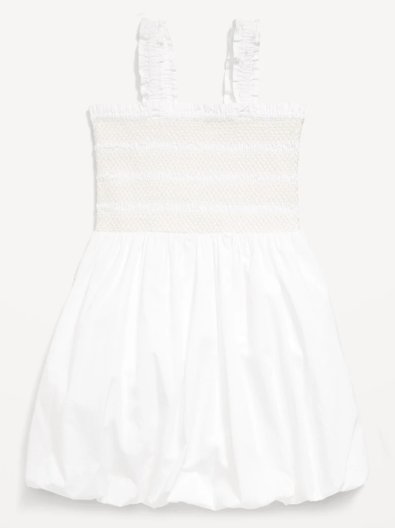 Sleeveless Smocked Bubble Dress for Girls