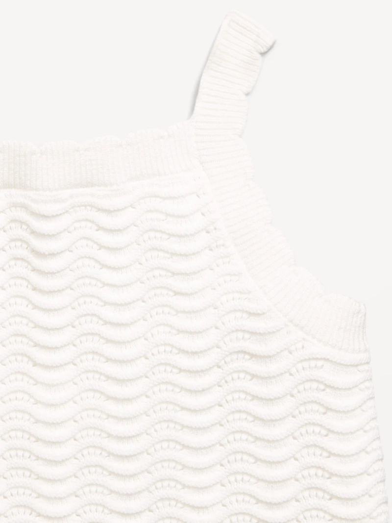 Sleeveless Sweater-Knit Dress for Girls