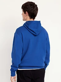 Oversized Logo Pullover Hoodie for Men