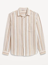 Classic Fit Linen-Blend Shirt