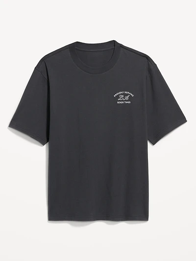 Heavyweight Crew-Neck Graphic T-Shirt