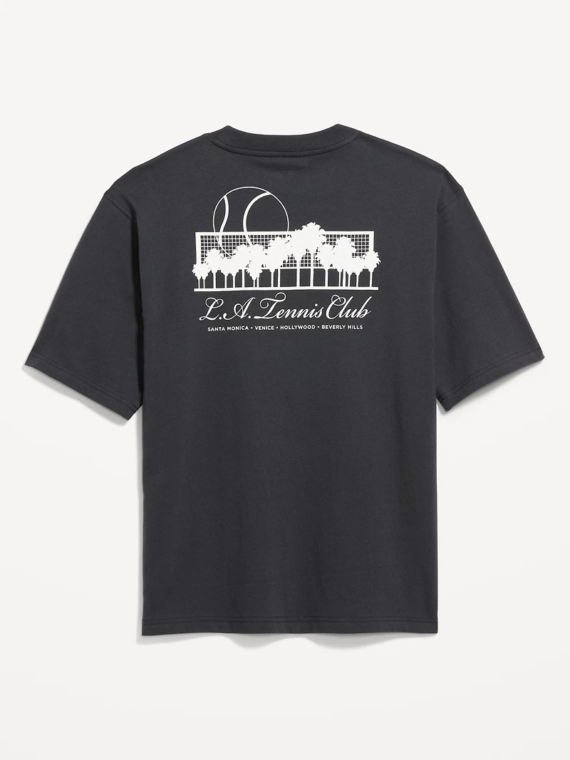 Heavyweight Crew-Neck Graphic T-Shirt