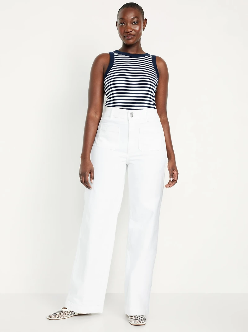 Extra High-Waisted Wide-Leg Jeans