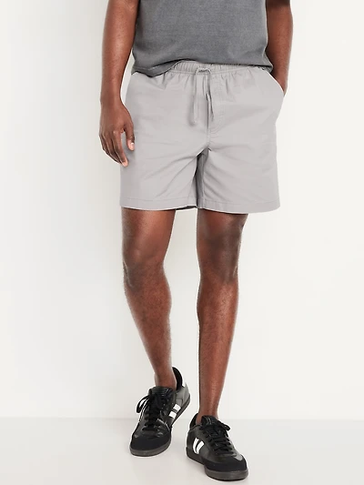 Twill Jogger Shorts -- 5-inch inseam
